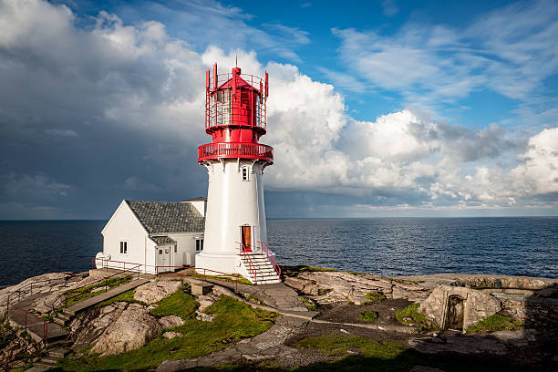 istock Lindesnes Fyr Lighthouse, Norway 601359256