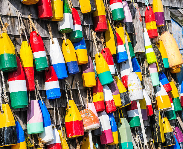 istock Wall Full of Bouys 601366966