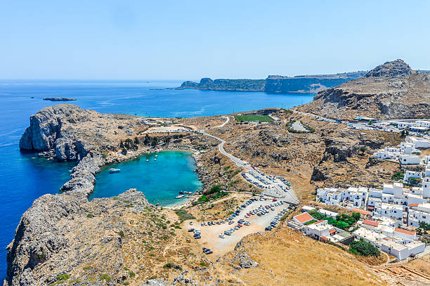 istock Beautiful St. Paul's Bay in Rhodes, Greece 601367418