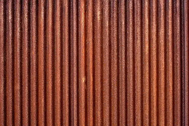 Photo of Rusted Corrugated Metal