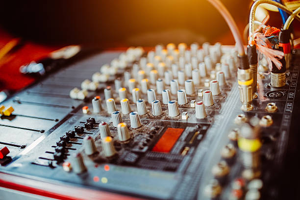 istock equipment for sound mixer control 601368162
