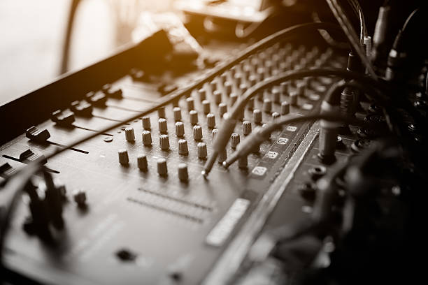 istock equipment for sound mixer control 601368286