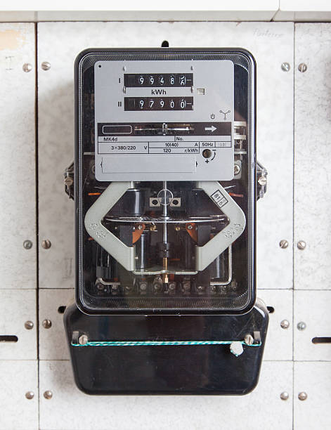 istock Watt hour electric meter measurement tool home 601374560