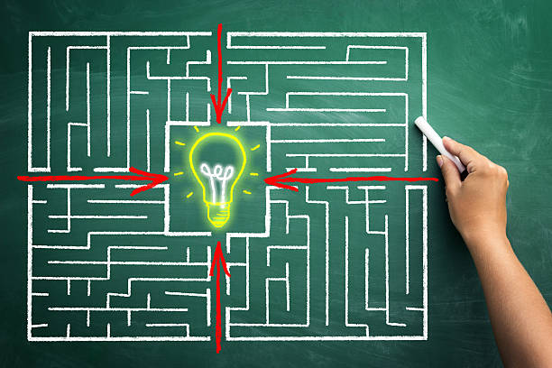 istock scribble sketch of global business on blackboard 601379006