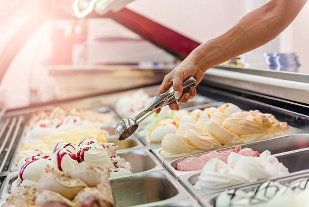 istock Woman serving ice cream 601379174