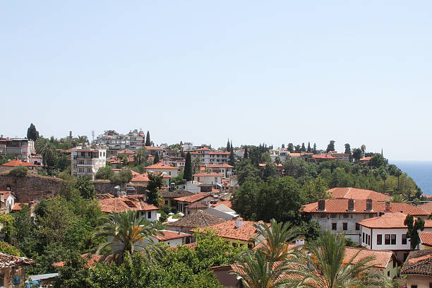 istock Red roofs of the city 601383574