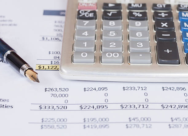 istock calculator on Analysis Business Accounting 601390258