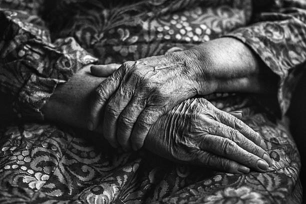 istock Hands of old woman 601390806