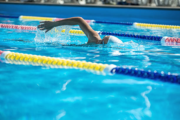 istock Swimmer in the swim pool 601391252