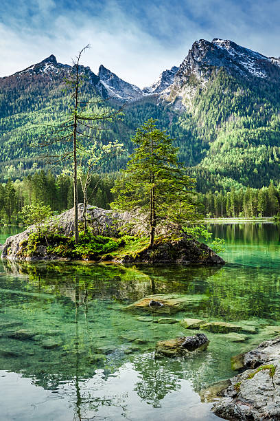 istock Dawn at Hintersee lake in Alps, Germany 601391396