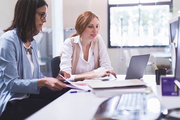 istock Business meeting in a corporate office. 601391458