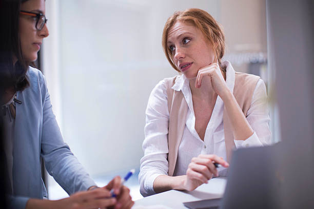 istock Business meeting in a corporate office. 601391592