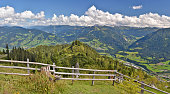 View from Hochglocker into Salzach Valley and RadstÃ¤dter Tauern