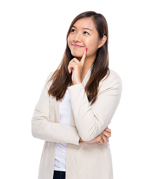 istock Chinese woman thinking 601392924
