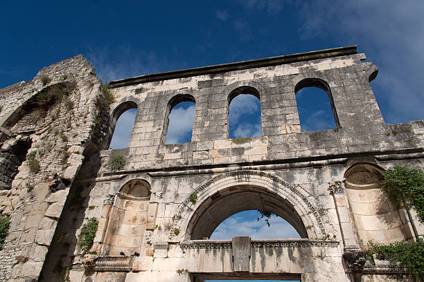 istock Diocletian palace ruins - Split 601396832