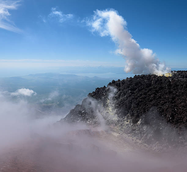 istock Fumarole between the lava in Avachinsky Volcano’s crater 601396870