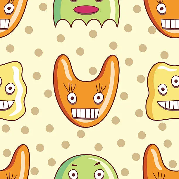 Vector illustration of monsters