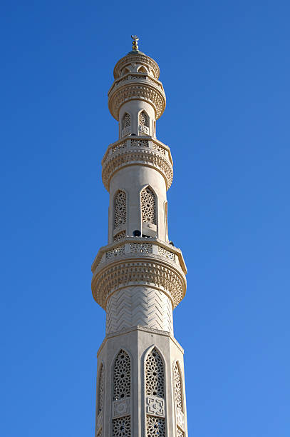 istock Tower minaret against a bright blue sky, Alexandria, Egypt 601399826