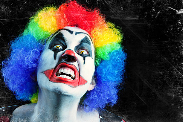 istock Sneering Creepy Clown 601402056