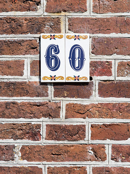 istock House number on a red brick wall in the Netherlands 601402292