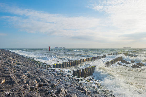 istock Sunset over a stormy sea in summer 601402428