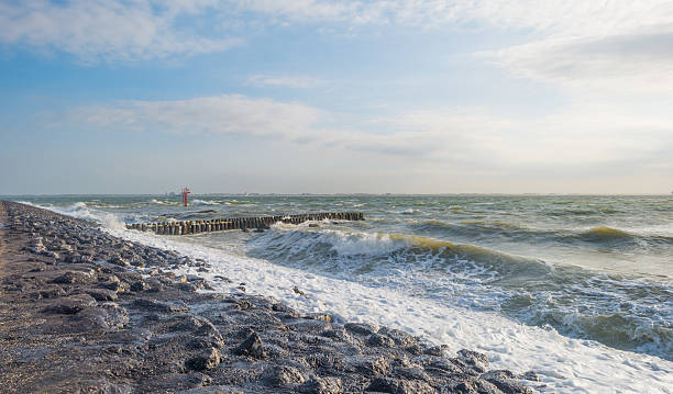istock Sunset over a stormy sea in summer 601402844