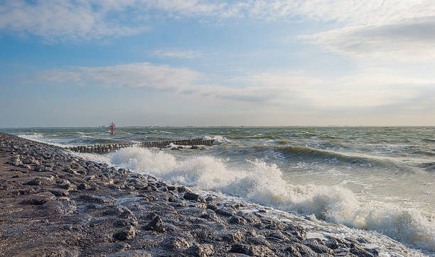 istock Sunset over a stormy sea in summer 601403290