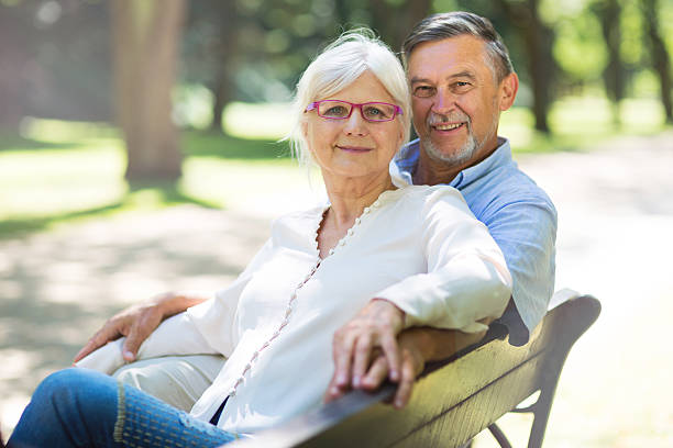 istock Senior Couple Outdoors 601899618
