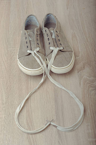 istock Brown lovely sneakers 601905864