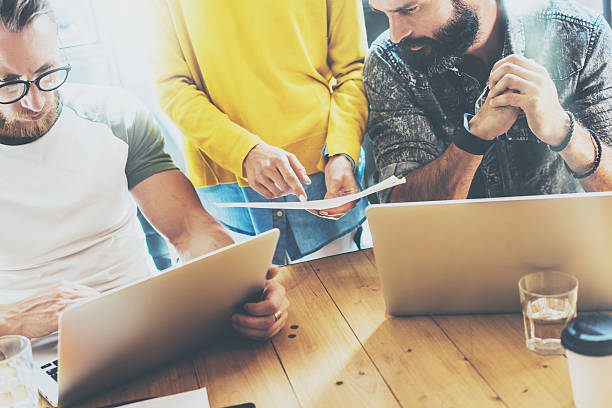 istock Business Startup People Brainstorming Process.Coworkers Making Great Decisions.Young 601915520