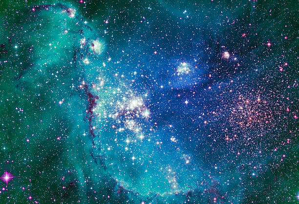 cosmo estrelas nebulosa de espaço. elementos da imagem fornecida por nasa. - telescópio astronômico - fotografias e filmes do acervo