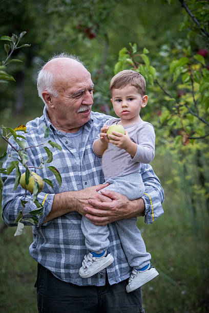 istock Grandfather and grandson 601921026