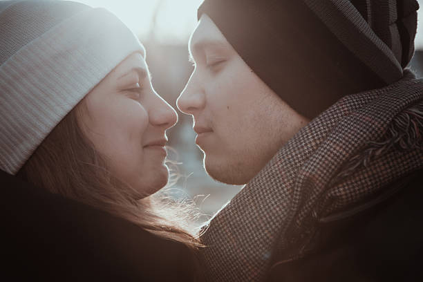istock Profile view of an attractive couple 601921198