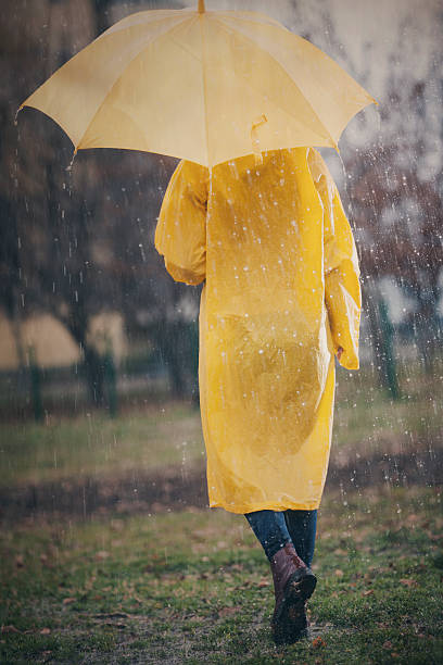 istock Cute girl ready for the rain! 601921602