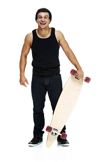 Cheerful man holding skateboardhttp://www.twodozendesign.info/i/1.png
