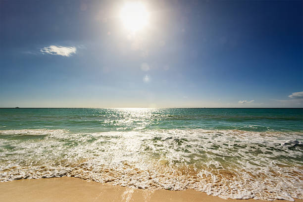 istock Beautiful beach and sea 601925902