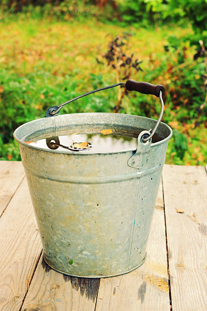 istock Rainy water in the bucket 601933116