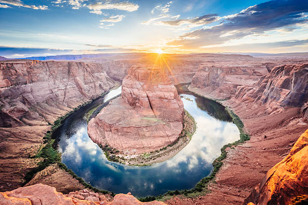 istock Horseshoe Bend At Sunset - Colorado River, Arizona 601934076