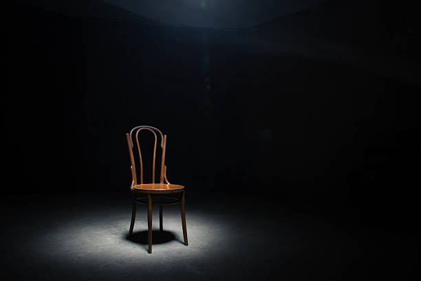 istock Lonely chair at the empty room 601934712