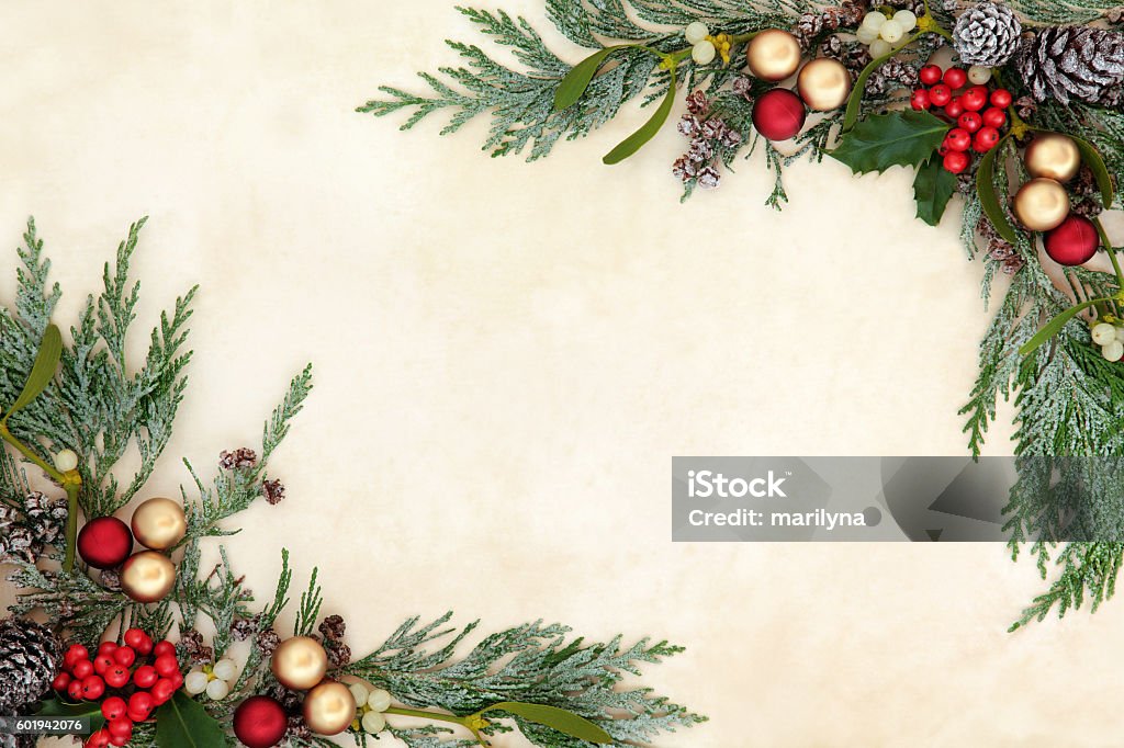 Christmas Decorative Border Stock Photo - Download Image Now - Border -  Frame, Christmas, Advent - iStock