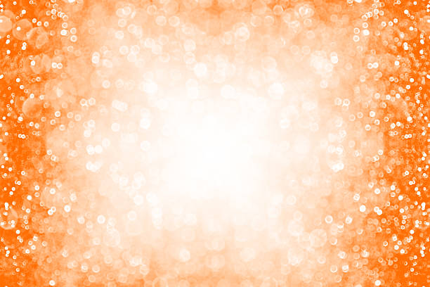 Halftone Background - Abstract Dotted Background  Orange