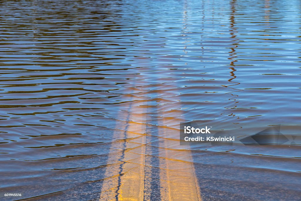 Hochwasser in der High Water Street - Lizenzfrei Überschwemmung Stock-Foto