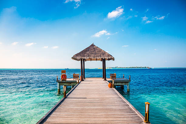 istock Maldives, a place on the beach for weddings. 601947978