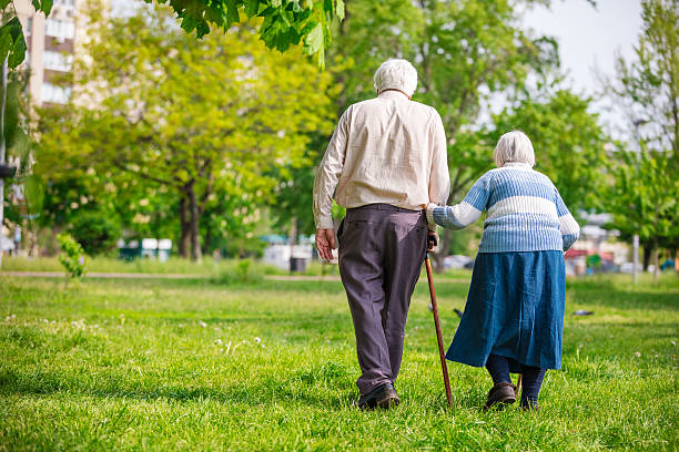 istock Senior couple outdoors 602288218