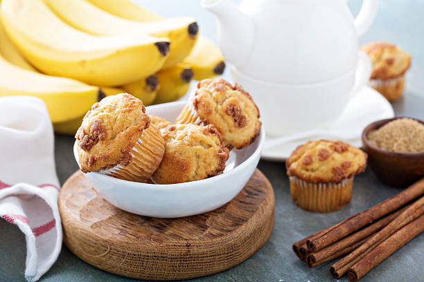 istock Banana muffins on cooling rack 602294632