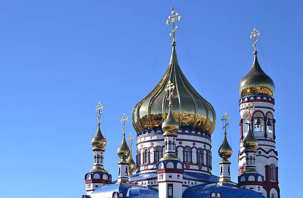 istock Domes of the Orthodox Cathedral. 602295056