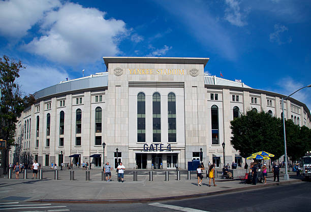 Yankee Stadium in the Bronx New York stock photo