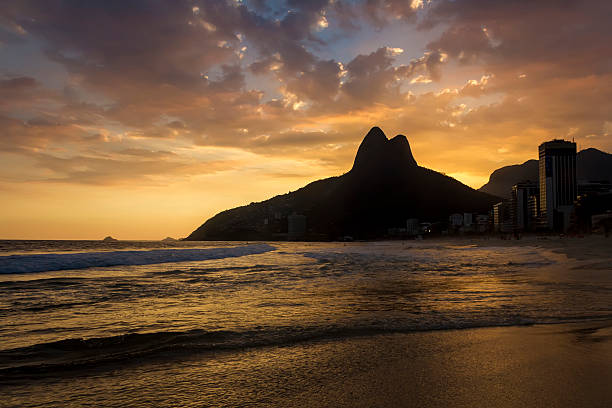 istock Sunset in Ipanema Beach, Rio de Janeiro, Brazil 602298496