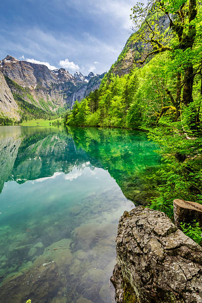 istock Stunning Obersee lake in Alps, Germany 602301484