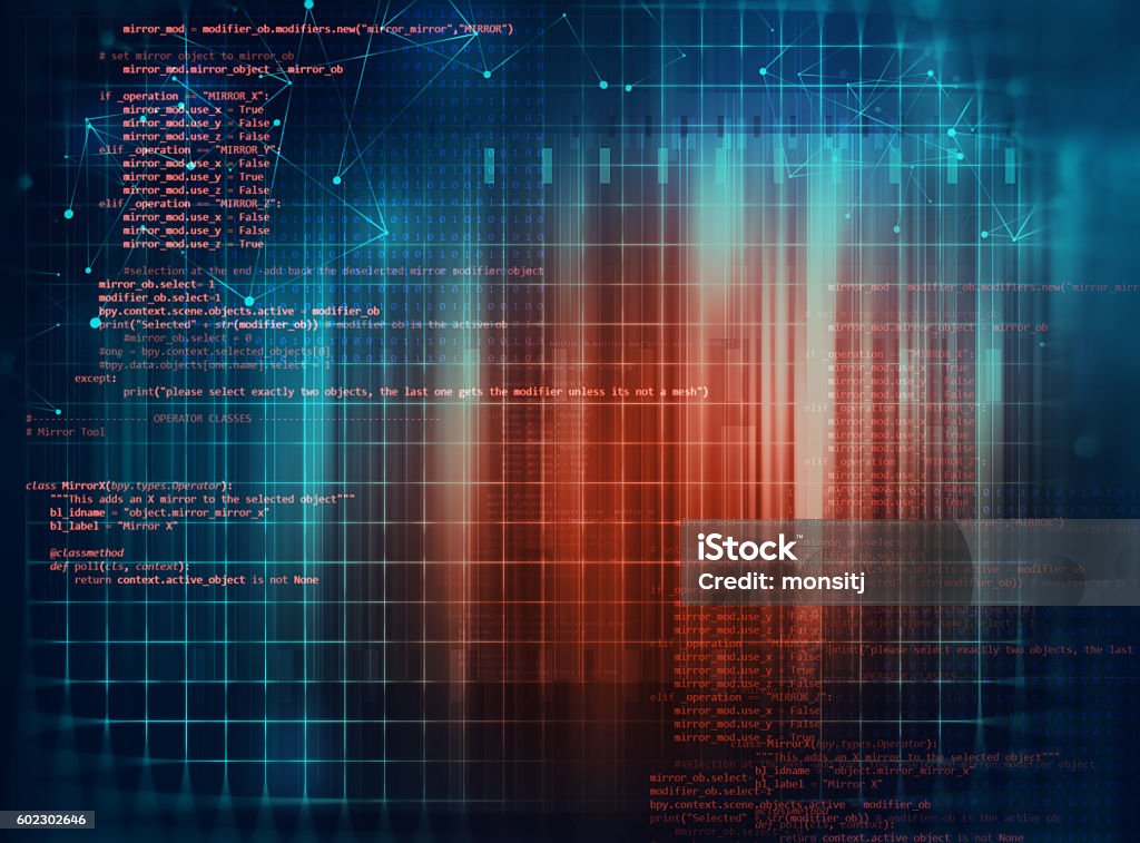 Programming Code Abstract Technology Background Of Software Deve Stock ...